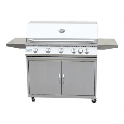 Kokomo Classic 40" 5 Burner Freestanding BBQ Liquid Propane Gas Grill With Cart