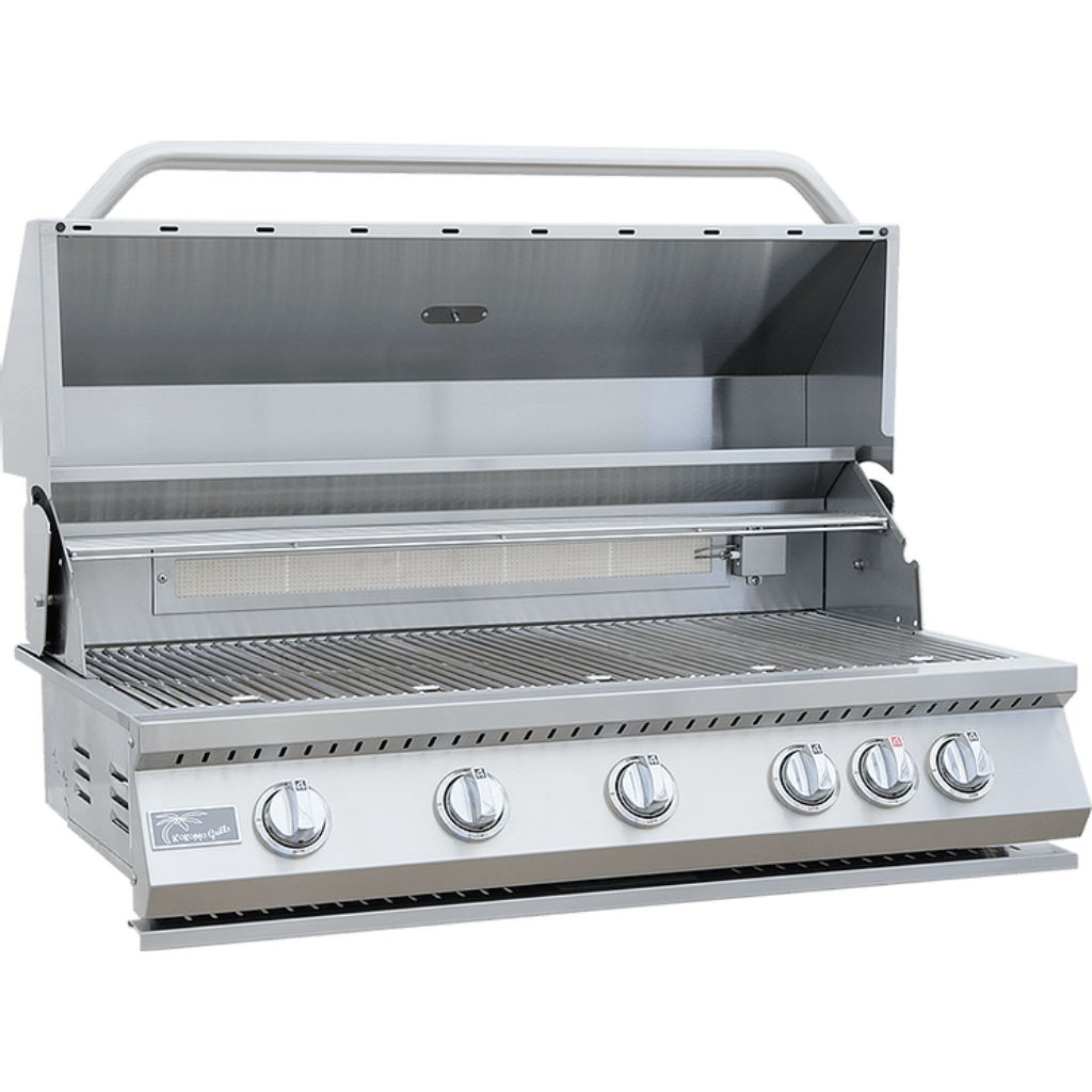 Kokomo Classic 40" 5 Burner Freestanding BBQ Liquid Propane Gas Grill With Cart