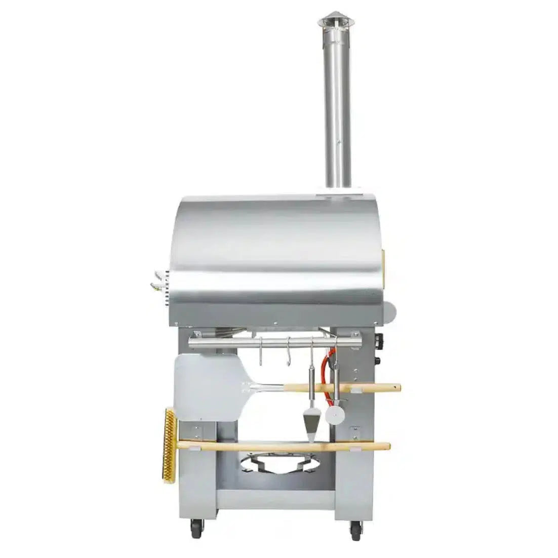 Kokomo Grills 32" Dual Fuel Natural Gas or Wood Fired Stainless Steel Pizza Oven