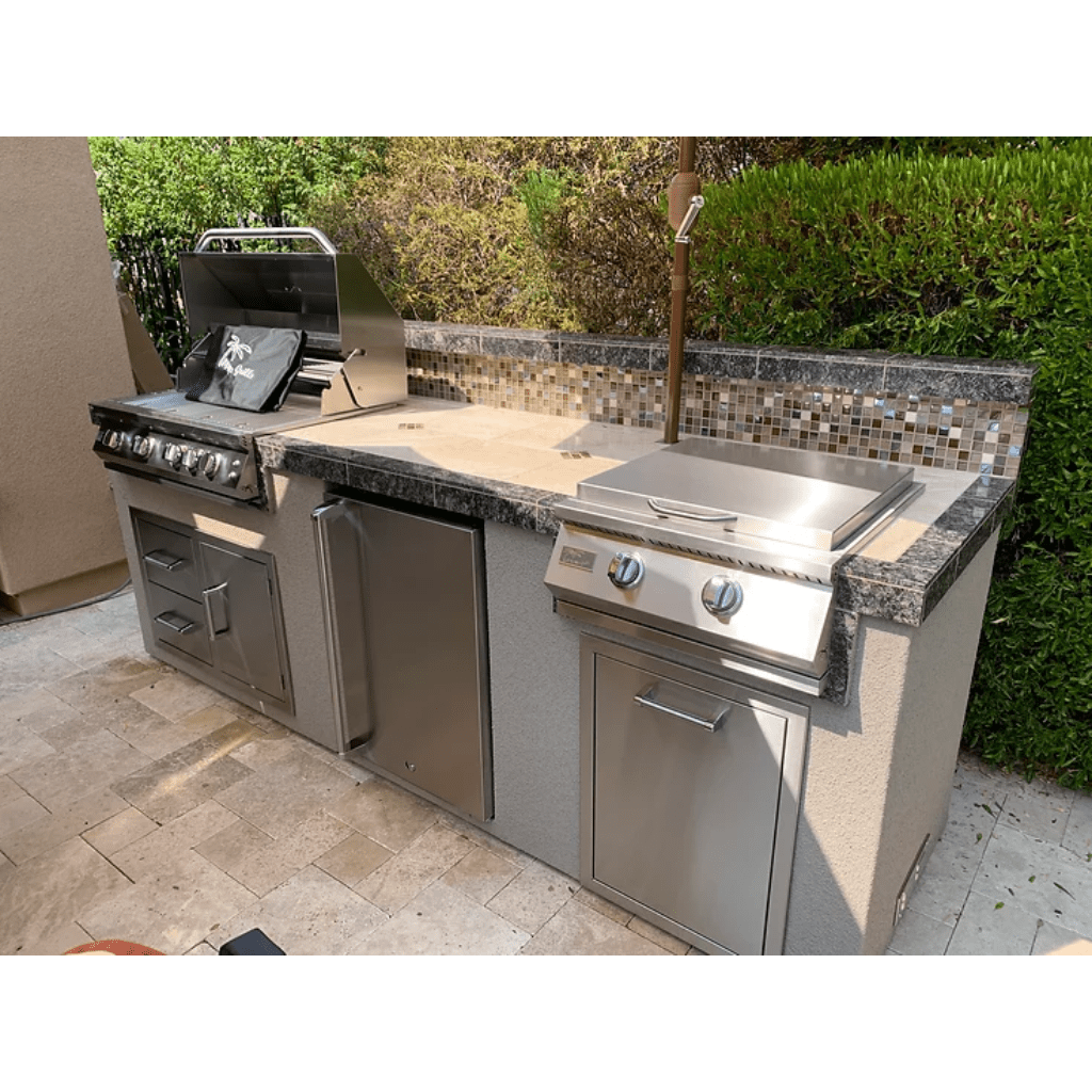 Kokomo Grills 9 Long Modular Natural Gas BBQ Island Outdoor Kitchen