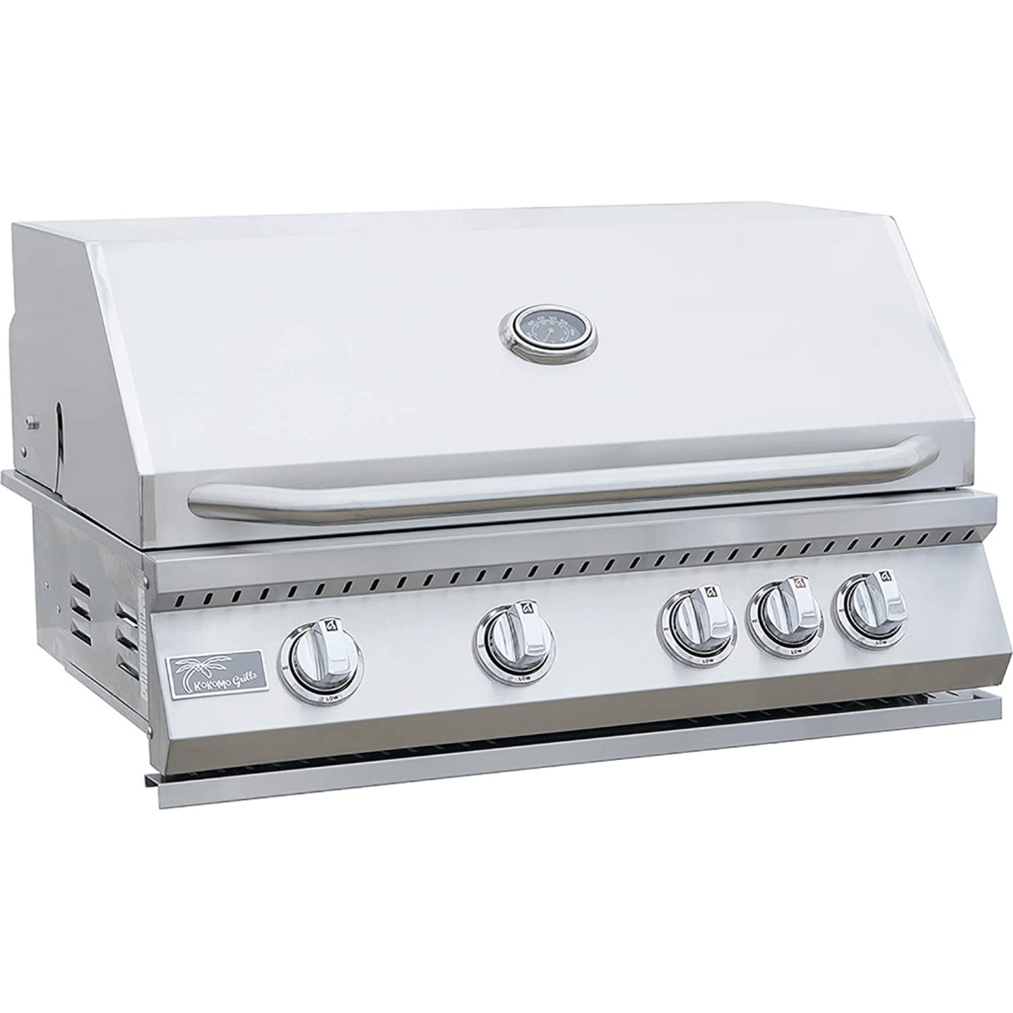 Kokomo Grills Panama 4' Natural Gas BBQ Island With 4 Burner Built-in BBQ Grill