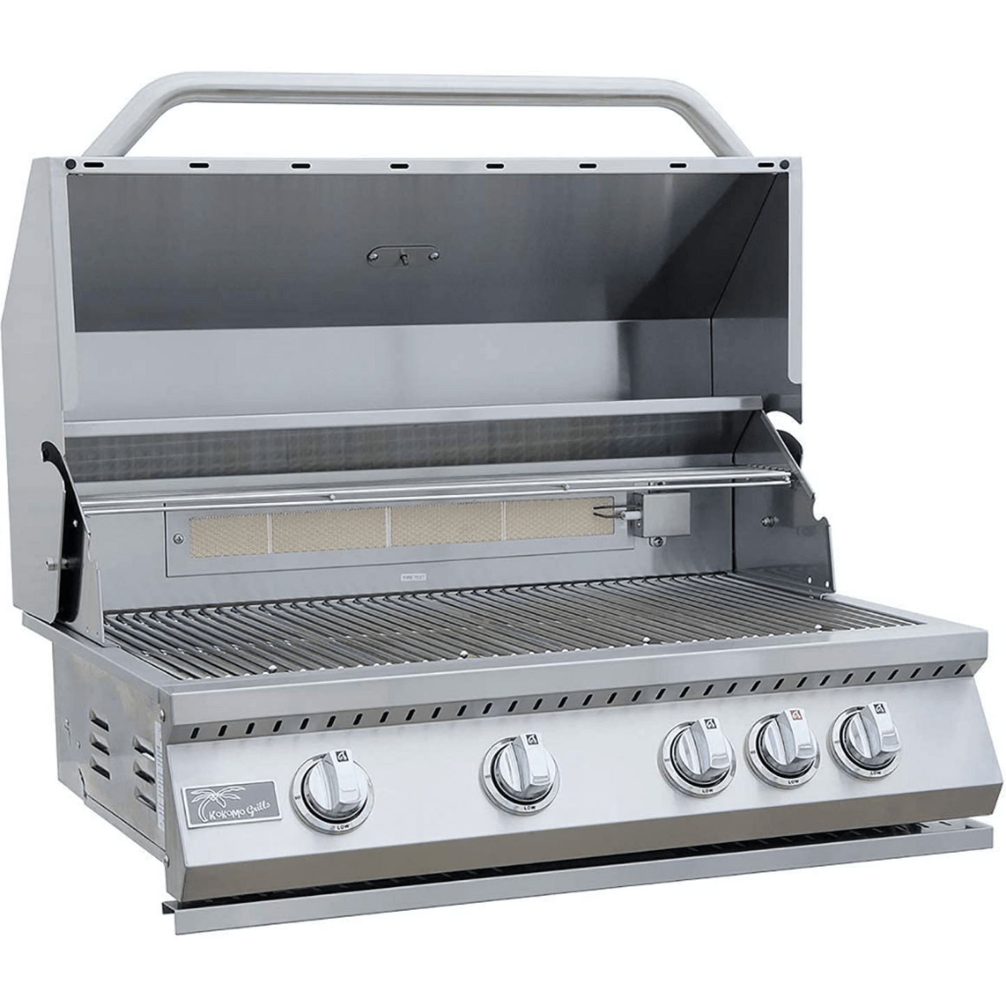 Kokomo Grills Panama 4' Natural Gas BBQ Island With 4 Burner Built-in BBQ Grill