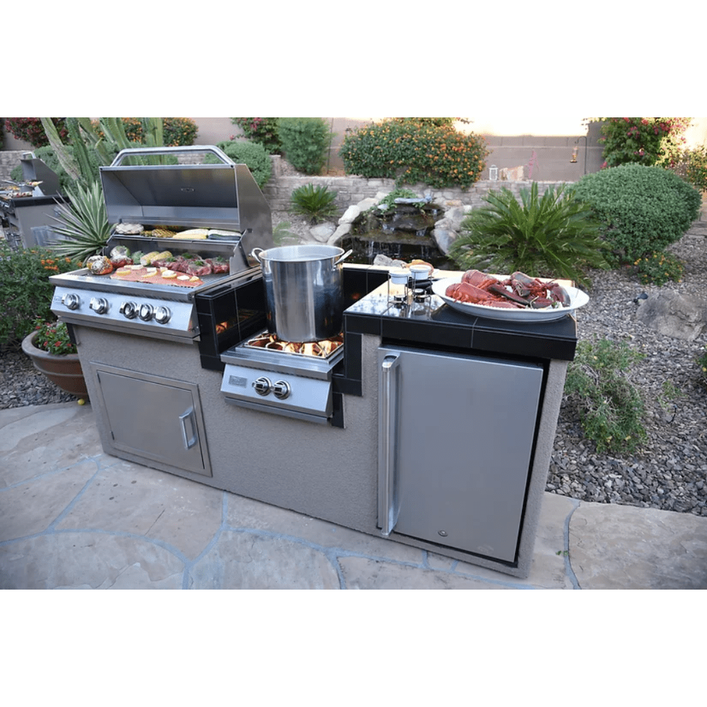 KOKOMO GRILLS Island Kitchen Package Power 4 Burner Barbeque Grill Grill Collection