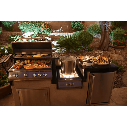 Kokomo Grills Professional Built-in Power Burner with Led Lights and Removable Grate