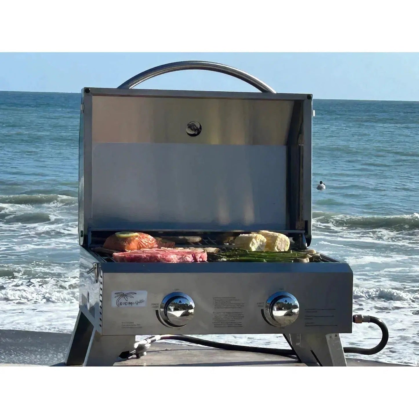 Kokomo Portable 18" Tabletop Liquid Propane Gas BBQ Grill