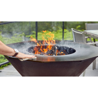 Le Bol 19" Matte Black Wood Fired Outdoor Grill