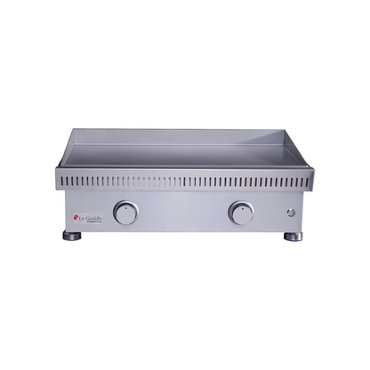 Le Griddle Commercial Series 75 30" 2-Burner Liquid Propane Griddle With 3MM Plate