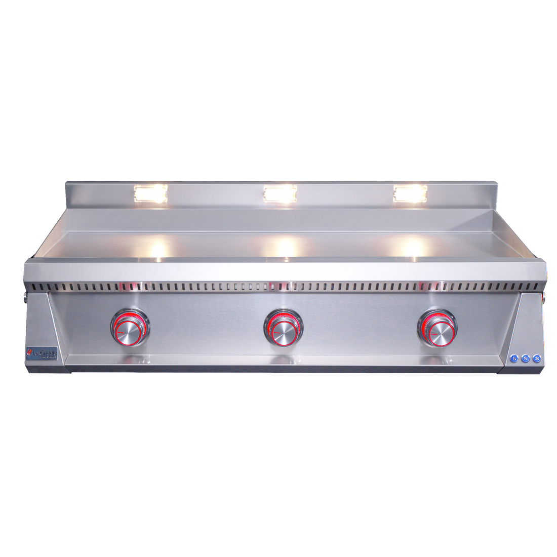 Le Griddle Pro Series 105 41" 3-Burner Liquid Propane Griddle With Lights and 3MM Plate