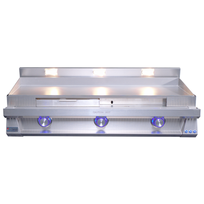 Le Griddle Pro Series 105 41" 3-Burner Liquid Propane Griddle With Lights and 3MM Plate