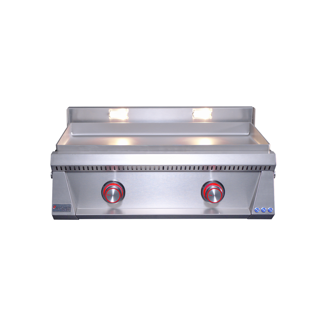 Le Griddle Pro Series 75 30" 2-Burner Natural Gas Griddle With Lights and 6MM Plate