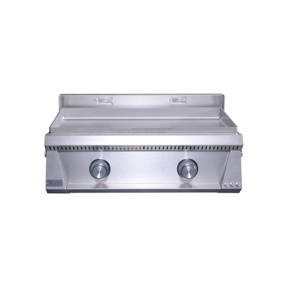 Le Griddle Pro Series 75 30" 2-Burner Natural Gas Griddle With Lights and 6MM Plate