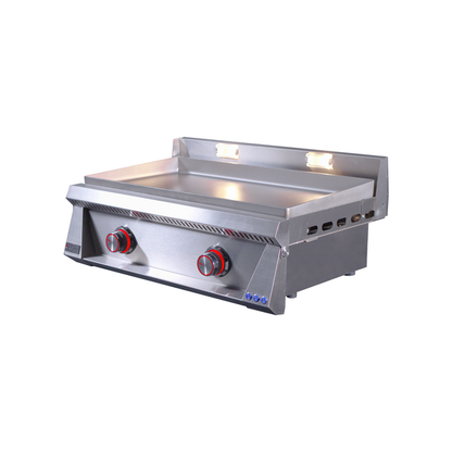Le Griddle Pro Series 75 30" 2-Burner Natural Gas Griddle With Lights and 6MM Plate