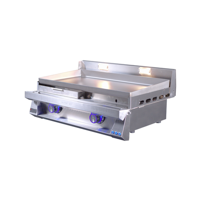 Le Griddle Pro Series 75 30" 2-Burner Natural Gas Griddle With Lights and 6MM Plate