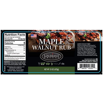 Louisiana Grills 15 Oz Maple Walnut Rub