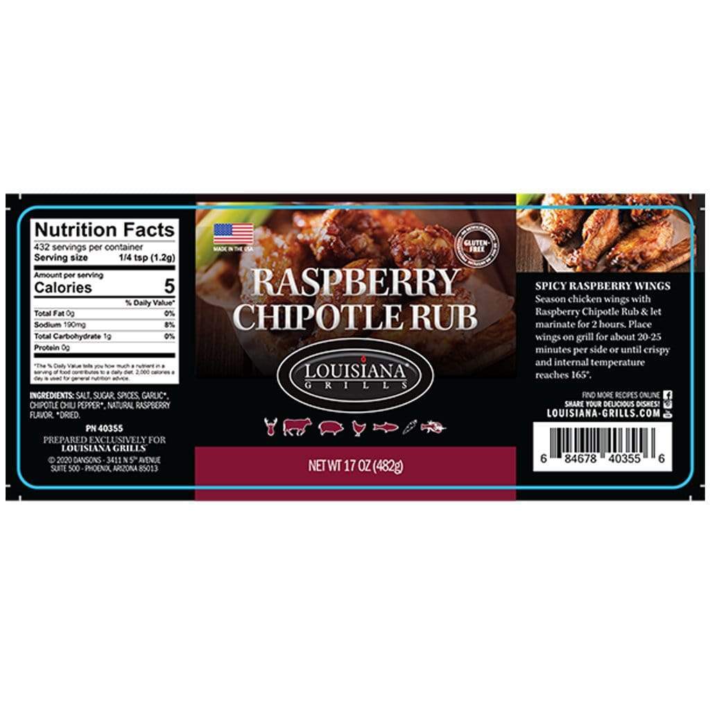 Louisiana Grills 17 Oz Raspberry Chipotle Rub