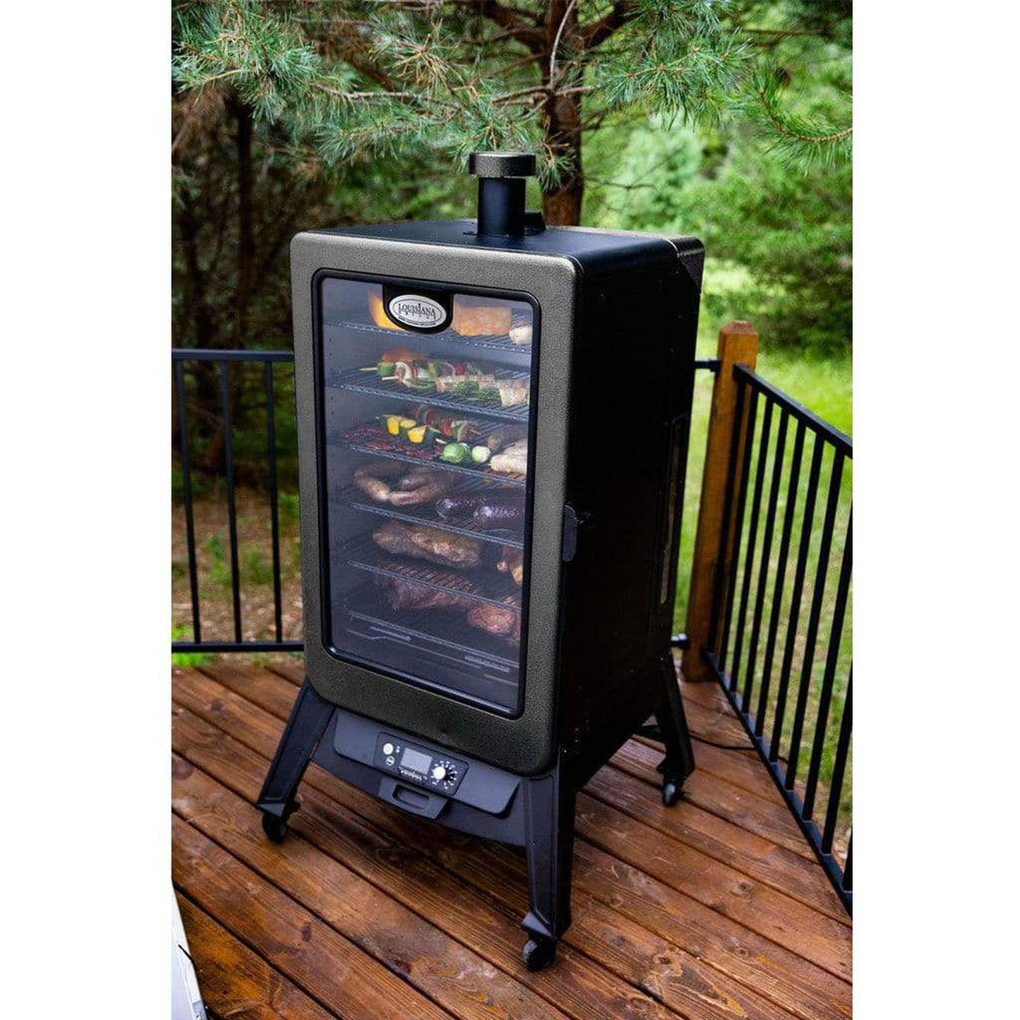Bbq Wood Vertical Smoker The Stockton Yoder Smokers