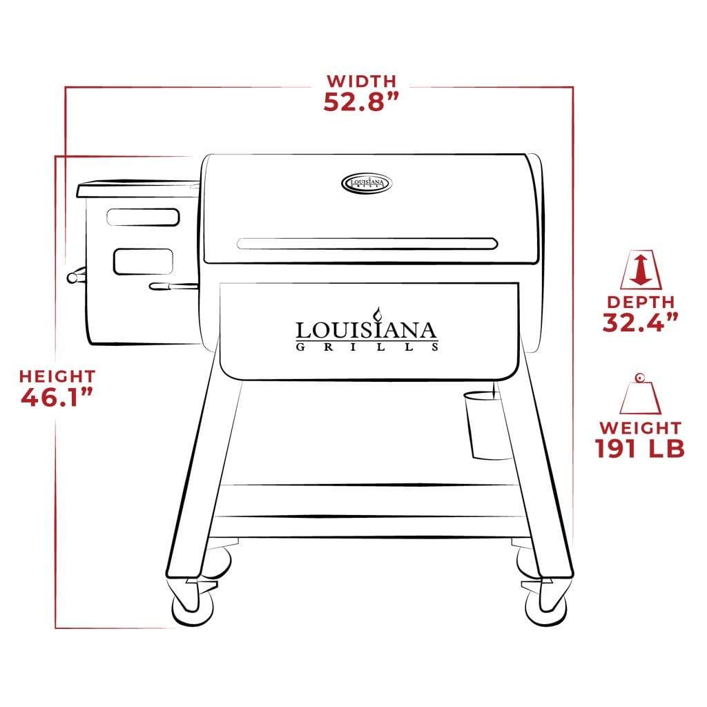 Louisiana Grills Black Label Series 1000 LG1000BL Pellet Grill With WiFi Control