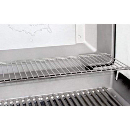 MHP AMCTMPB Freestanding Grill With Stainless Steel Shelves