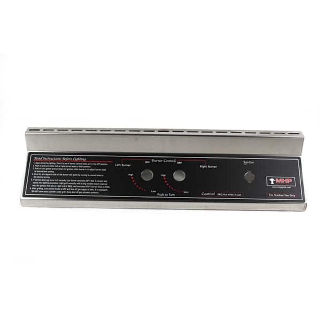 MHP HHCP Stainless Steel Control Panel with Label for JNR Model Grills