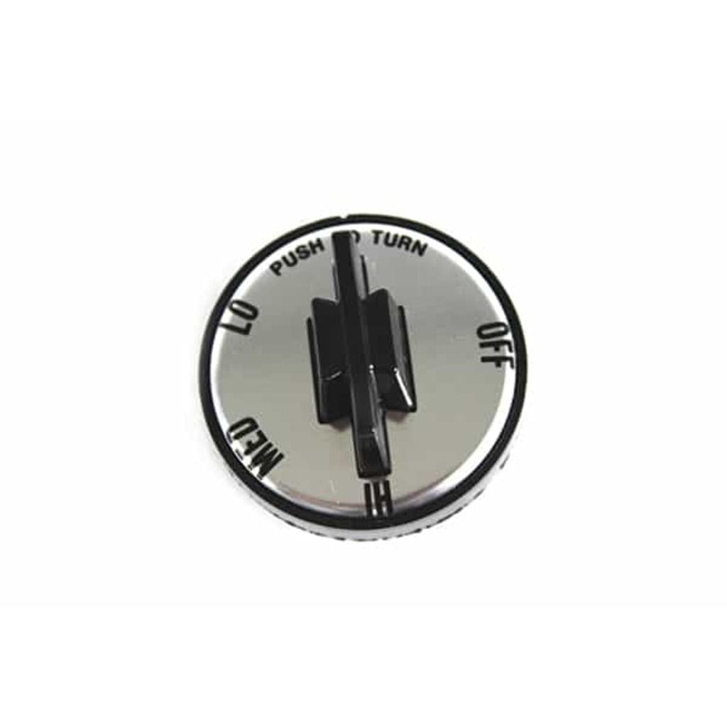 MHP K1B Silver Face Valve Knob for Charmglow