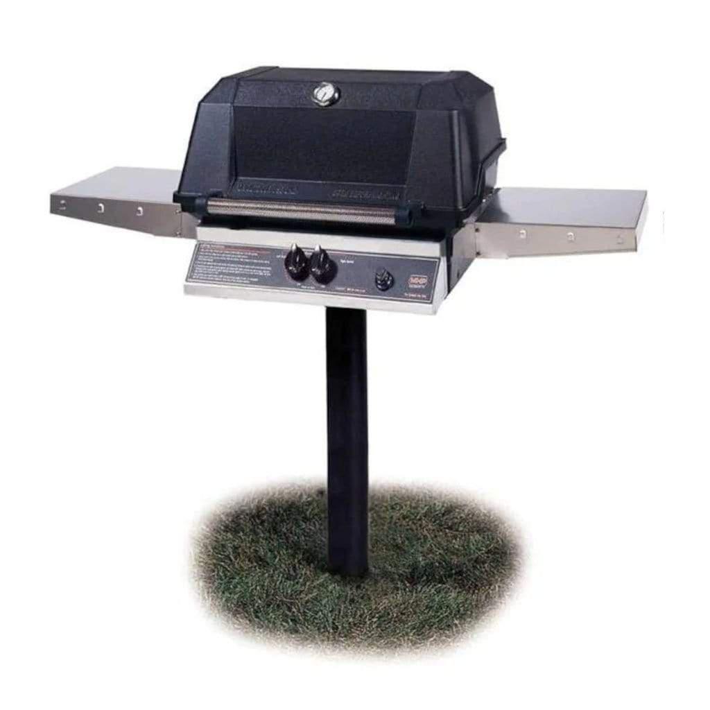 MHP WNK 4 Gas Grill Head With 2 Stainless Steel Shelves