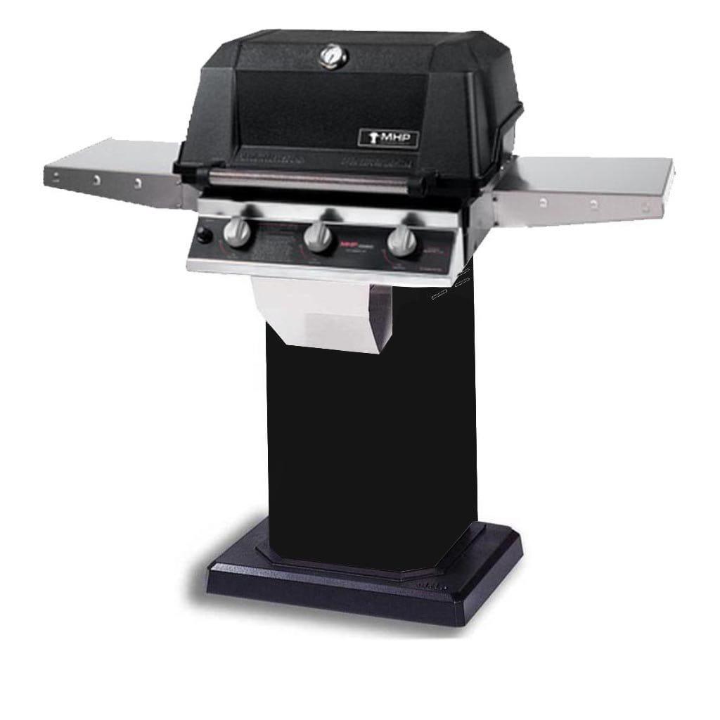 MHP WRG4DD Infrared Gas Grill Head With 2 Stainless Steel Shelves