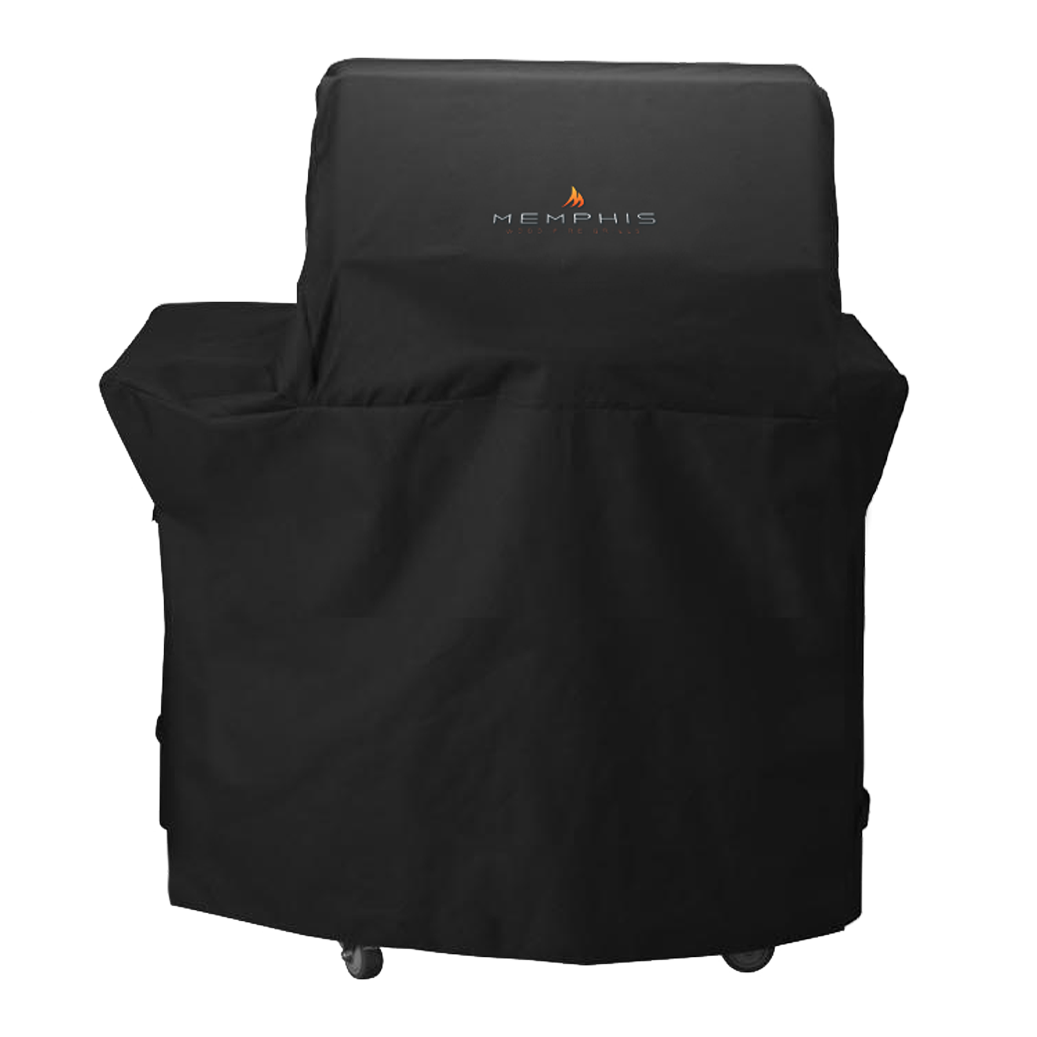 Memphis Kit 3 and 4 Black Polyester Cover for Elevate Cart ITC2 Pellet Grill