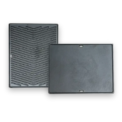 Mont Alpi 14" x 18" Heavy Duty Cast Iron Dual-Sided Griddle Plate