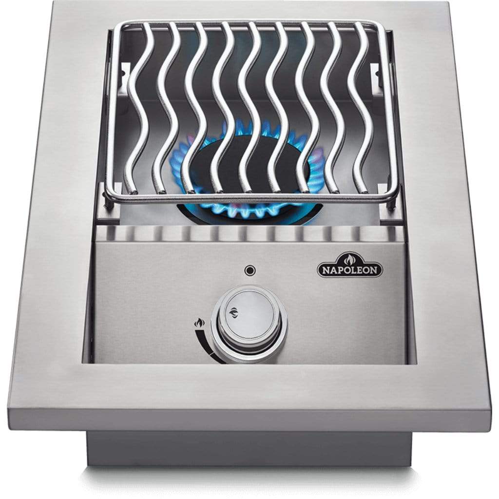 Napoleon 13" Built-in 500 Series Single Range Top Drop-in Burner with Stainless Steel Cover