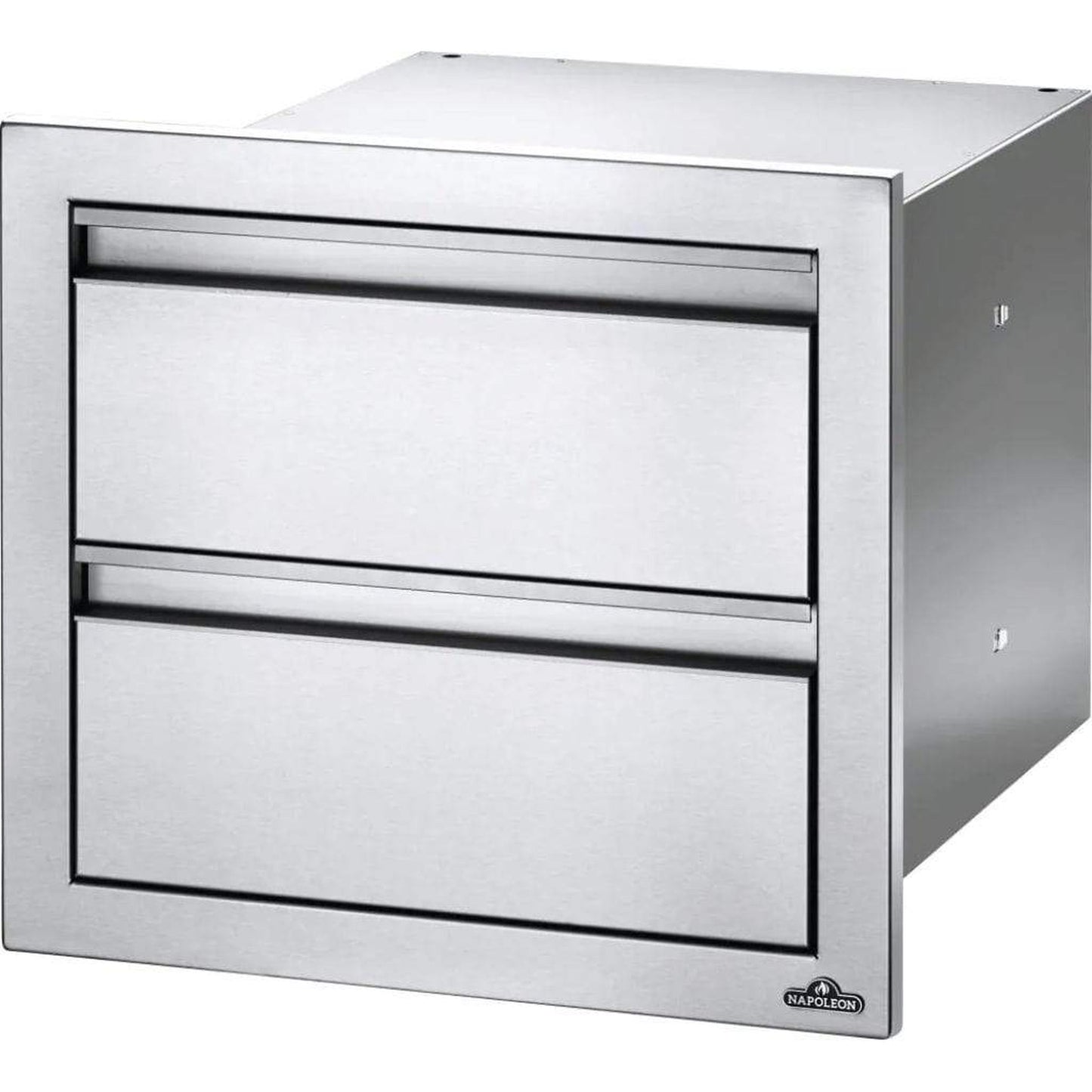 Napoleon 18" Stainless Steel Double Drawer