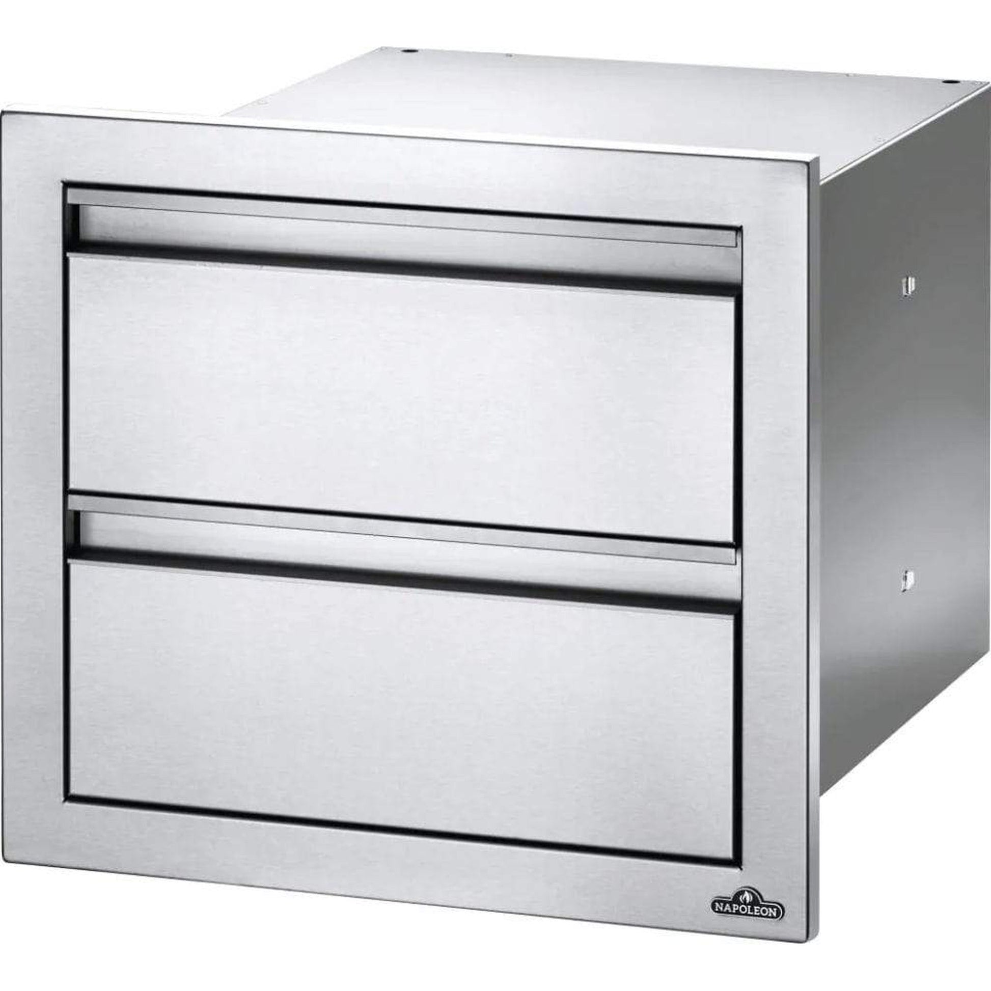 Napoleon 18" Stainless Steel Double Drawer