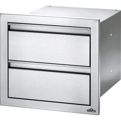 Napoleon 18" Stainless Steel Double Drawer