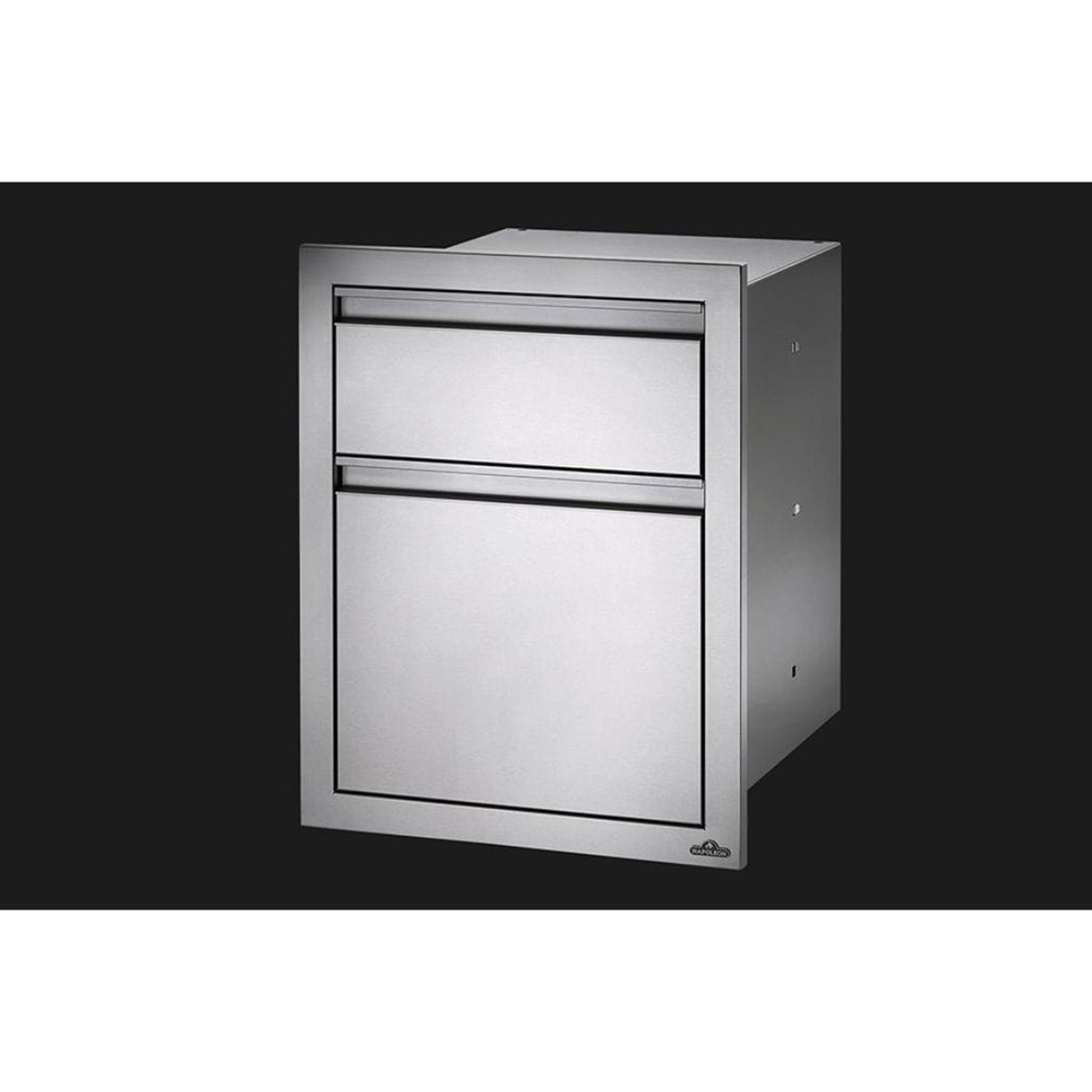 Napoleon 18" X 24" Stainless Steel Large and Standard Double Drawer