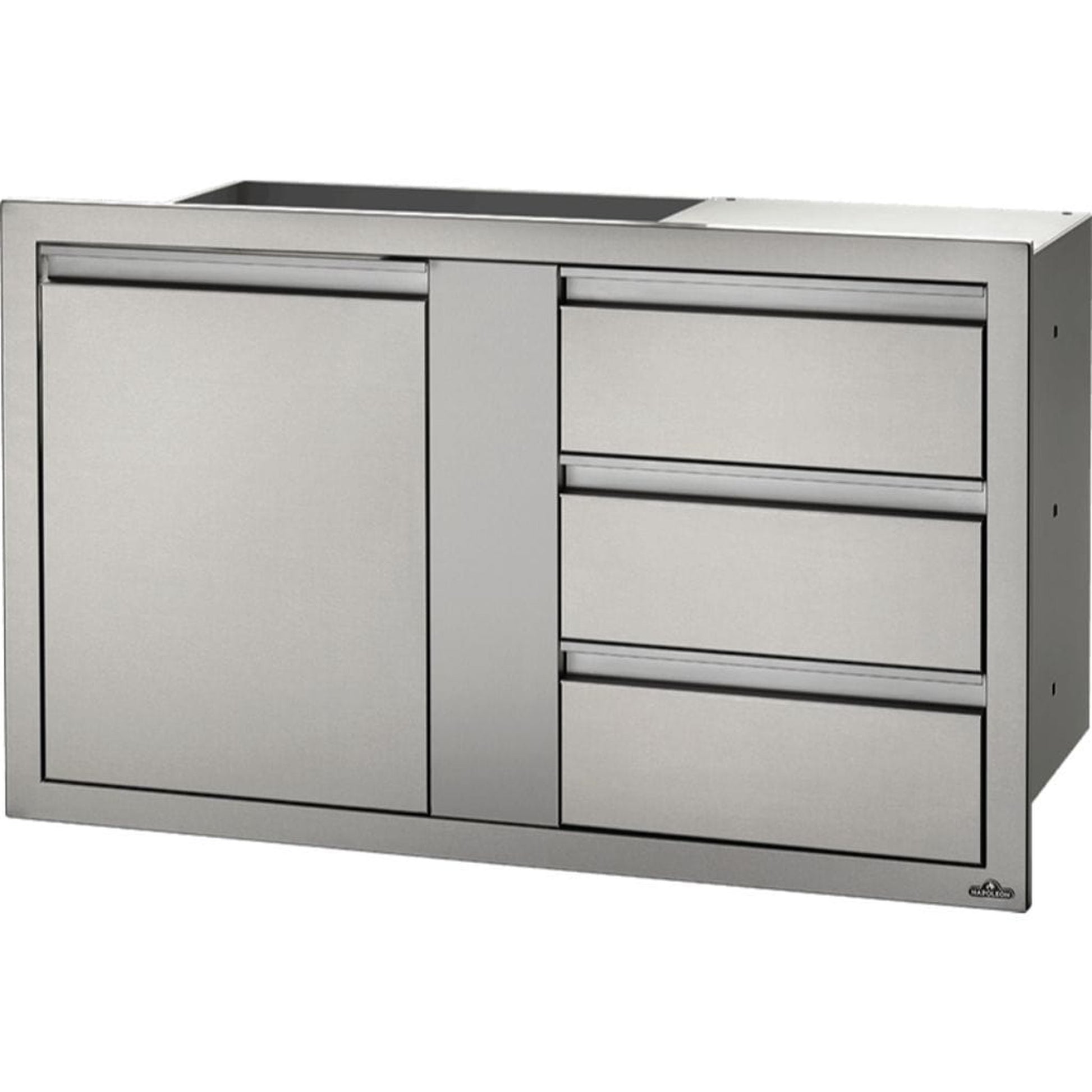 Napoleon 42" X 24" Stainless Steel Large Single Door and Triple/Double Drawer