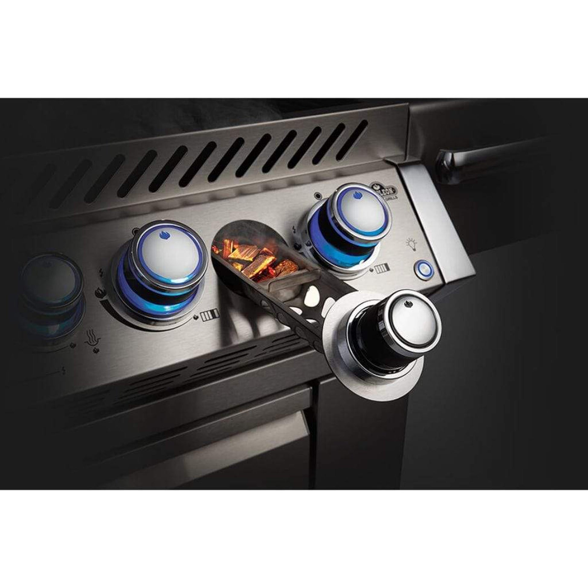 Napoleon 56" Prestige PRO 825 Built-in Gas Grill with Infrared Rear Burner and Infrared Sear Burners