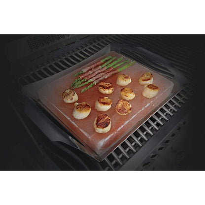 Napoleon 70025 Himalayan Salt Block with PRO Grill Topper