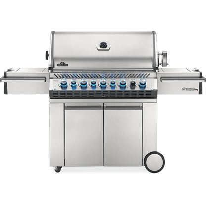Napoleon 77" Prestige PRO 665 Freestanding Gas Grill with Infrared Rear Burner and Infrared Side Burners