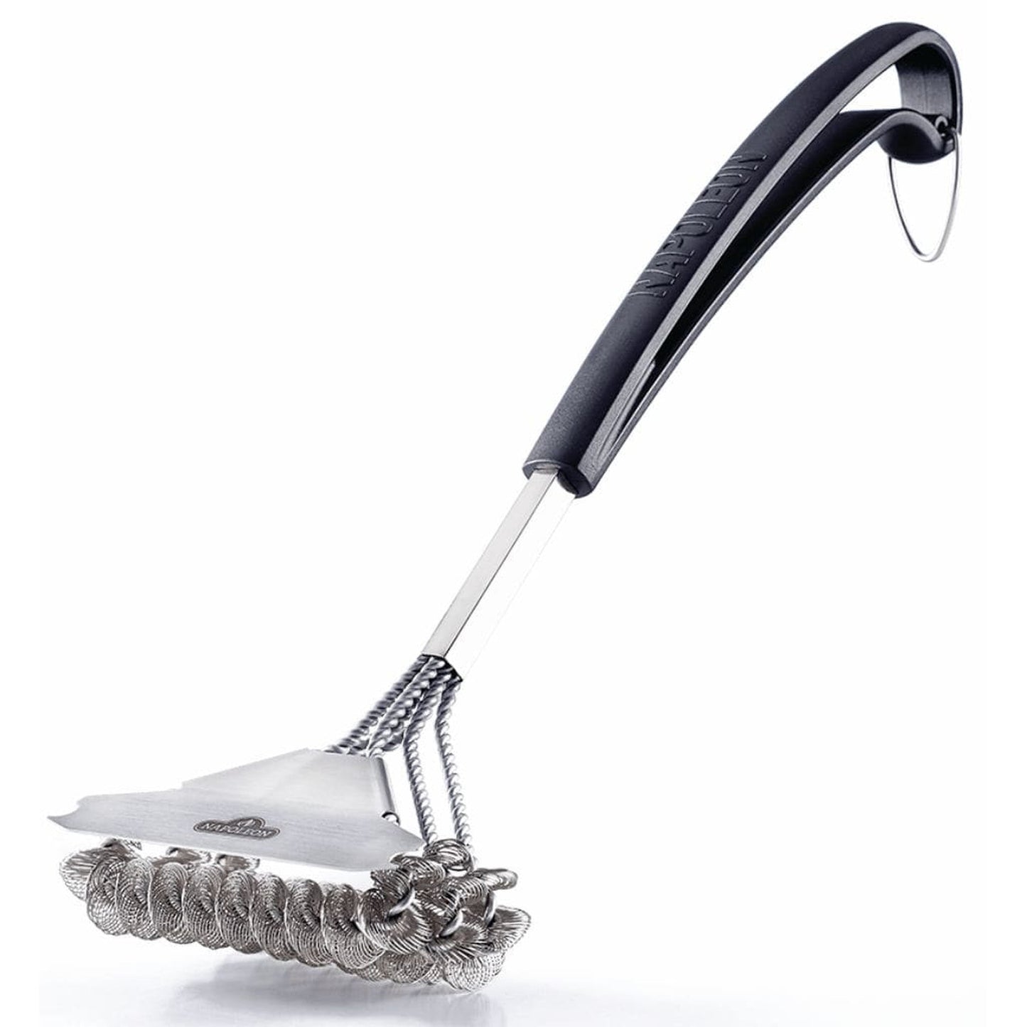 Napoleon Bristle-Free Triple-Row Grill Brush with Rolled Stainless Steel