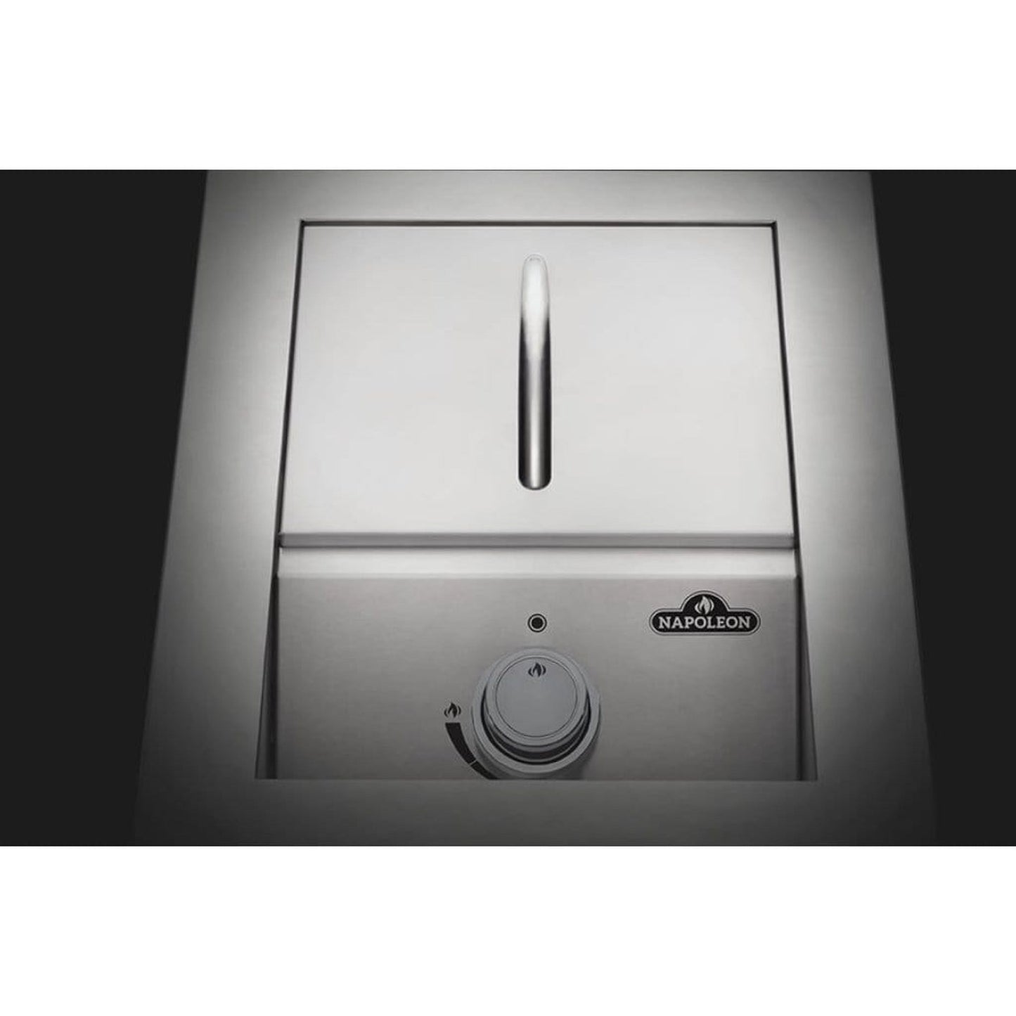 Napoleon Built-in 500 Series 13" Single Range Top Liquid Propane Burner With Stainless Steel Cover