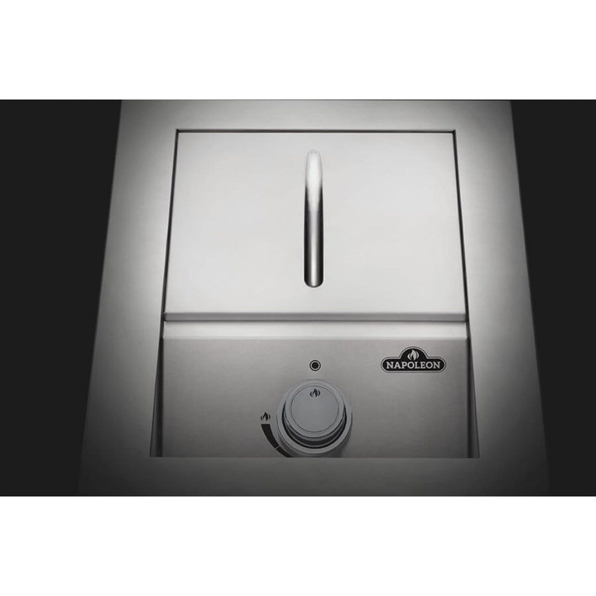 Napoleon Built-in 500 Series 13" Single Range Top Liquid Propane Burner With Stainless Steel Cover