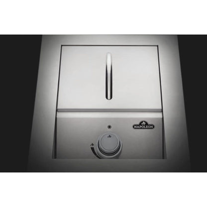 Napoleon Built-in 500 Series 13" Single Range Top Liquid Propane Burner With Stainless Steel Cover