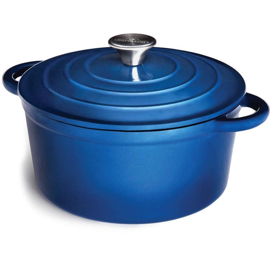 Napoleon Cast Iron Round Casserole Dish