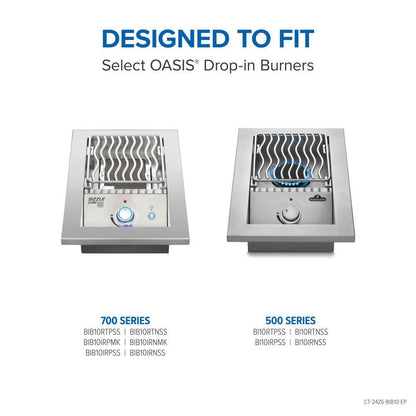 Napoleon OASIS 24" x 26" Stainless Steel End Countertop with 10" Burner Cutout