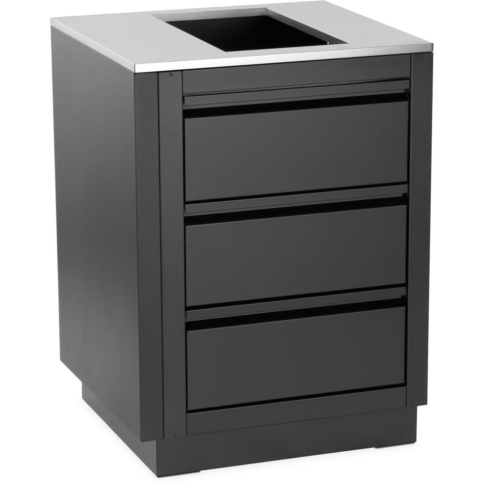 Napoleon OASIS 24" x 26" Stainless Steel End Countertop with 10" Burner Cutout