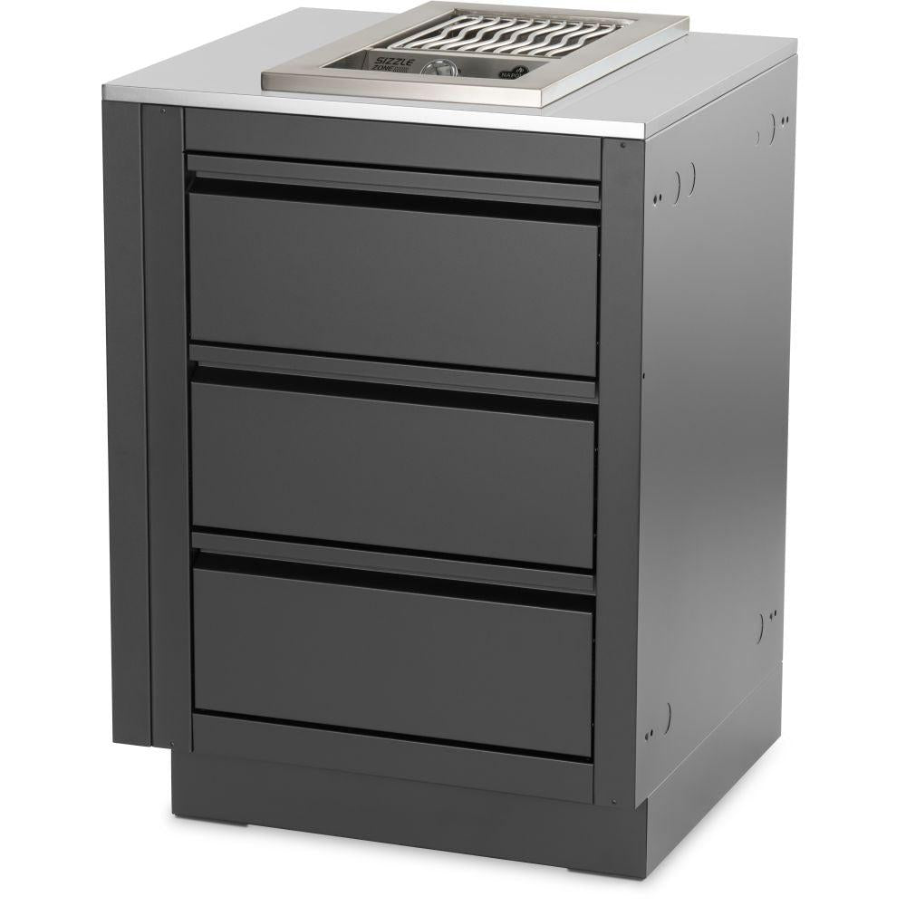 Napoleon OASIS 24" x 26" Stainless Steel End Countertop with 10" Burner Cutout