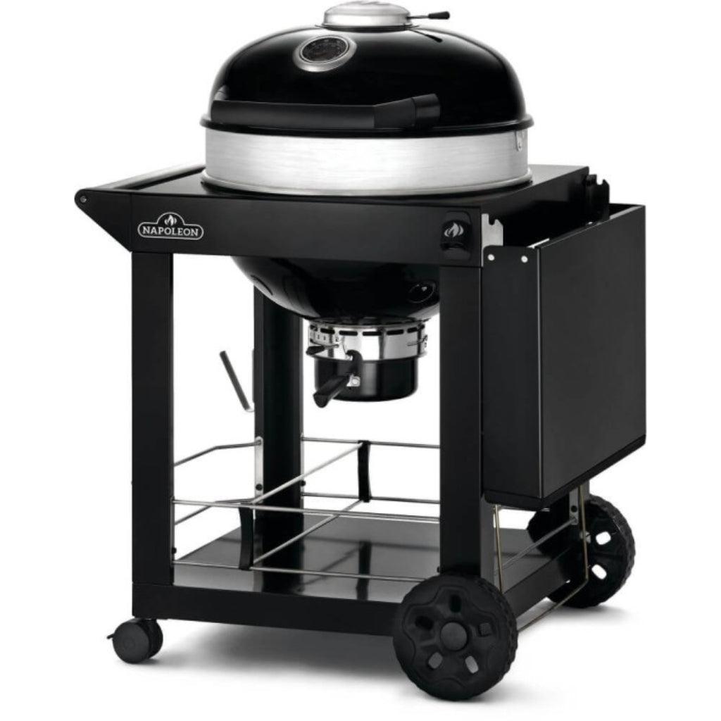 Napoleon PRO22 Black Charcoal Kettle Grill with Cart