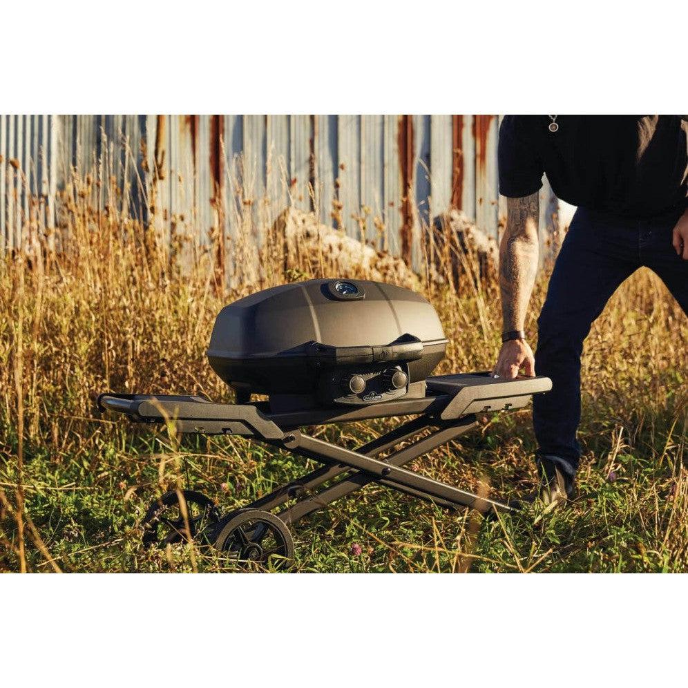 Napoleon travel q scissor cart grill best sale