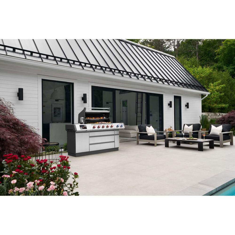 Napoleon Prestige PRO 665 Elite 77" 5 Main Burners Freestanding Propane Gas Grill With Smart Technology & Electric Smoker Box
