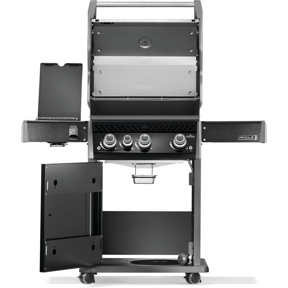 Napoleon Rogue PRO 425 SIB 51" Black Freestanding Natural Gas Grill With Infrared Side Burner