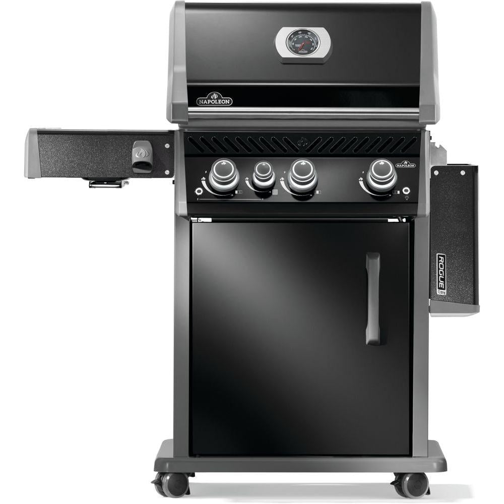 Napoleon Rogue PRO 425 SIB 51" Black Freestanding Natural Gas Grill With Infrared Side Burner